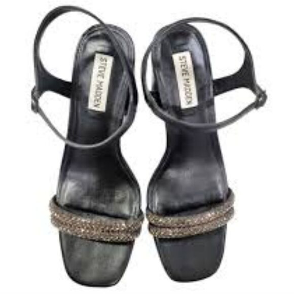 BRAND NEW STEVE MADDEN DOUBLE STRAP OPEN TOE WOMEN"S SANDAL - Picture 1 of 16